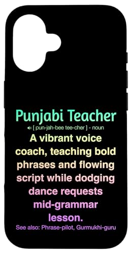 Punjabi-Lehrer Hülle für iPhone 16 von Punjabi Teacher Gifts & Tees
