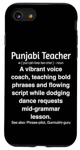 Punjabi-Lehrer Hülle für iPhone SE (2020) / 7 / 8 von Punjabi Teacher Gifts & Tees