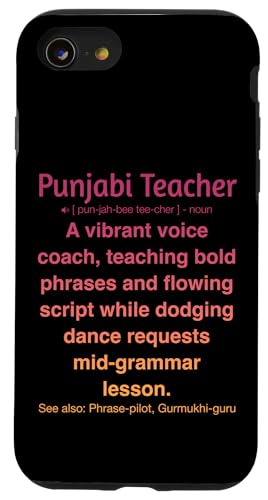 Punjabi-Lehrer Hülle für iPhone SE (2020) / 7 / 8 von Punjabi Teacher Gifts & Tees