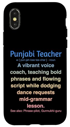 Punjabi-Lehrer Hülle für iPhone X/XS von Punjabi Teacher Gifts & Tees