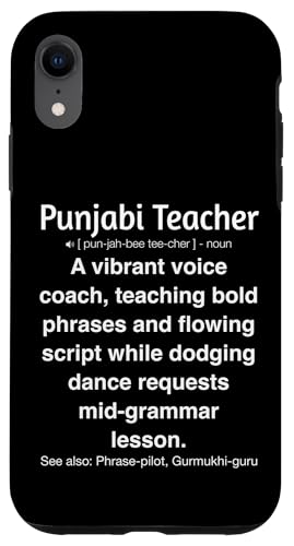 Punjabi-Lehrer Hülle für iPhone XR von Punjabi Teacher Gifts & Tees