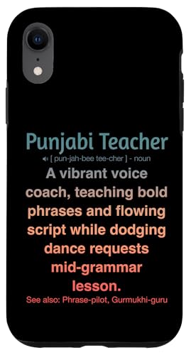 Punjabi-Lehrer Hülle für iPhone XR von Punjabi Teacher Gifts & Tees
