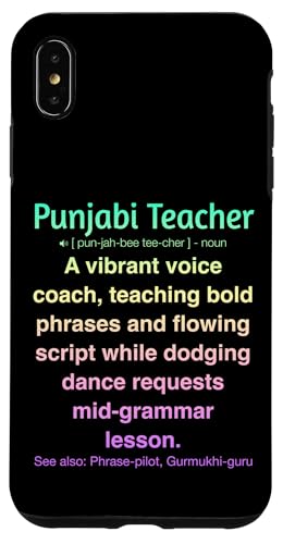 Punjabi-Lehrer Hülle für iPhone XS Max von Punjabi Teacher Gifts & Tees
