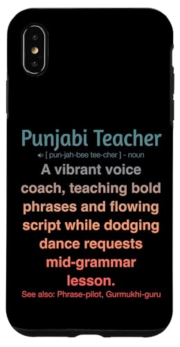 Punjabi-Lehrer Hülle für iPhone XS Max von Punjabi Teacher Gifts & Tees