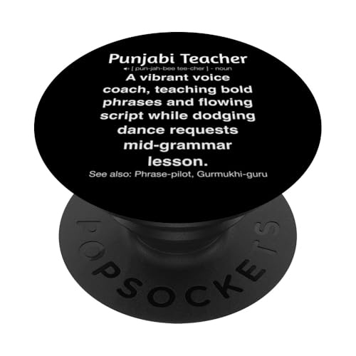 Punjabi-Lehrer PopSockets Klebender PopGrip von Punjabi Teacher Gifts & Tees