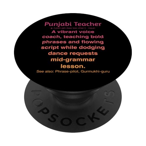 Punjabi-Lehrer PopSockets Klebender PopGrip von Punjabi Teacher Gifts & Tees
