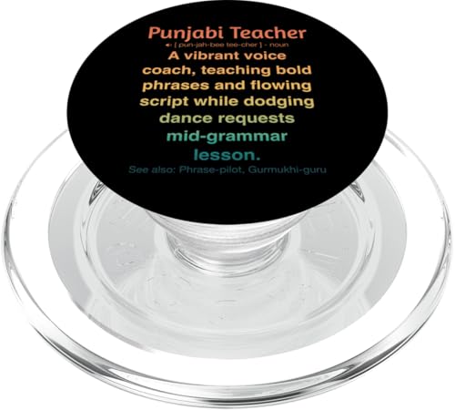Punjabi-Lehrer PopSockets PopGrip für MagSafe von Punjabi Teacher Gifts & Tees