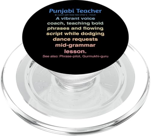 Punjabi-Lehrer PopSockets PopGrip für MagSafe von Punjabi Teacher Gifts & Tees