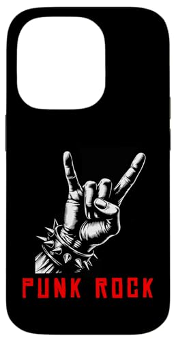 Punk Rocker Outfit Punks Oi Ska Punker Skinhead Punk Rock Hülle für iPhone 14 Pro von Punk Rock Musik Retro Vintage Rock Hand Herren