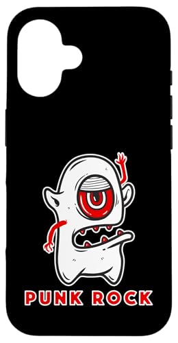 Punk Rocker Outfit Punks Oi Ska Punker Skinhead Punk Rock Hülle für iPhone 16 von Punk Rock Musik Retro Vintage Rock Hand Herren