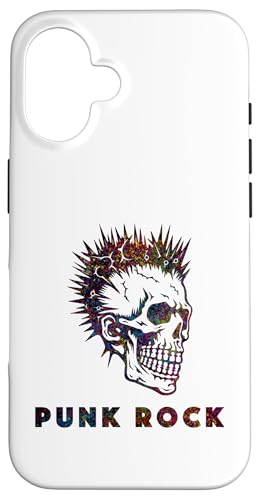 Punk Rocker Outfit Punks Oi Ska Punker Skinhead Punk Rock Hülle für iPhone 16 von Punk Rock Musik Retro Vintage Rock Hand Herren