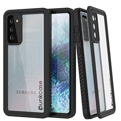 PunkCase Galaxy S20 FE wasserdichte Hülle [Extreme Serie] [Slim Fit] [IP68 zertifiziert] [Stoßfest] [Schmutzdicht] [Schneefest] Armor Cover für Galaxy S20 FE 5G (6,5 Zoll) (2020) [Schwarz] 10 von PunkCase