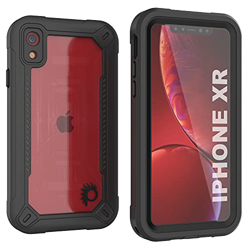 PunkCase wasserdichte Schutzhülle für iPhone XR [Maximus-Serie] [Slim Fit] [IP68-zertifiziert] [stoßfest] klare Armor Cover mit Displayschutzfolie | Ultimativer Schutz für iPhone XR (6,1 Zoll) (2018) von PunkCase