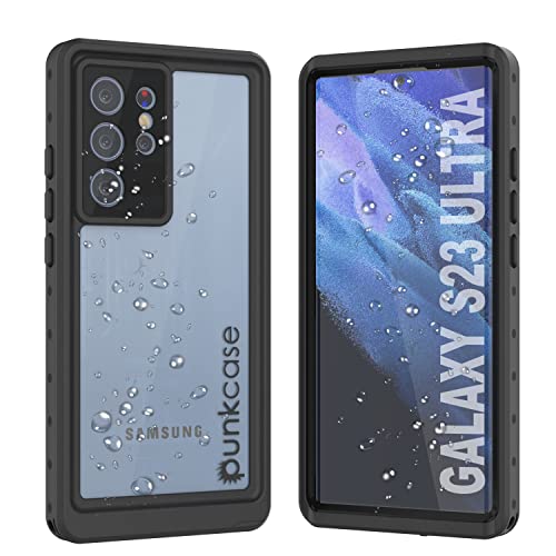 Punkcase Entworfen für Galaxy S23 Ultra wasserdichte Hülle [StudStar-Serie] [Slim Fit] [IP68 zertifiziert] [stoßfest] [schmutzdicht] [schneefest] Armor Cover für Galaxy S23 Ultra 5G (6,8 Zoll) (2023) von PunkCase