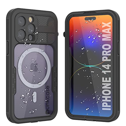 Punkcase Für iPhone 14 Pro Max wasserdichte Hülle [Alpine 2.0 Serie] [Slim Fit] [IP68 zertifiziert] [Stoßfest] Armor Cover mit eingebautem Displayschutz für iPhone 14 Pro Max (6,7 Zoll) (2) 022) [ von PunkCase