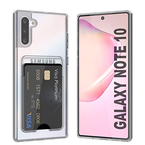Punkcase Galaxy Note 10 Hülle [Crystal CardSlot Serie] für Galaxy Note10 (6,3 Zoll) (2019) [transparent] von PunkCase