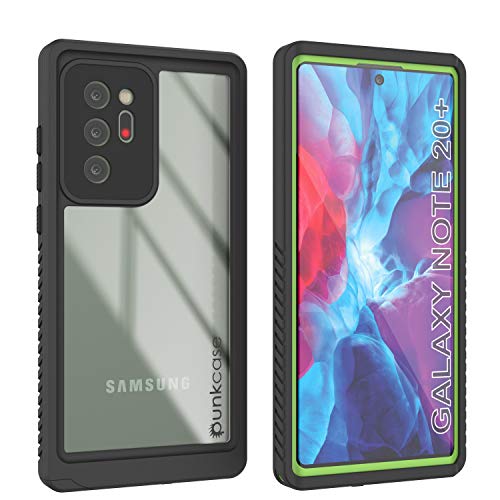 Punkcase Note 20 Ultra wasserdichte [Extreme Serie] [Slim Fit] [IP68 zertifiziert] [Stoßfest] [schmutzdicht] [schneefest] Armor Cover für Samsung Galaxy Note20 Ultra 5G (6,9 Zoll) (2020) [Hellgrün] von PunkCase