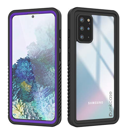 Punkcase S20 Plus wasserdichte Hülle [Extreme Serie] [Slim Fit] [IP68 zertifiziert] [Stoßfest] [schmutzdicht] [schneefest] Armor Cover kompatibel W/Samsung Galaxy S20 Plus (6,7 Zoll) [lila] von PunkCase