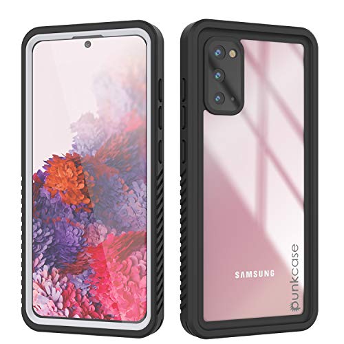 Punkcase S20 Wasserdichte Hülle [Extreme Serie] [Slim Fit] [IP68 zertifiziert] [Stoßfest] [schmutzdicht] [schneefest] Armor Cover kompatibel W/Samsung Galaxy S20 (6,2 Zoll) [Weiß] von PunkCase