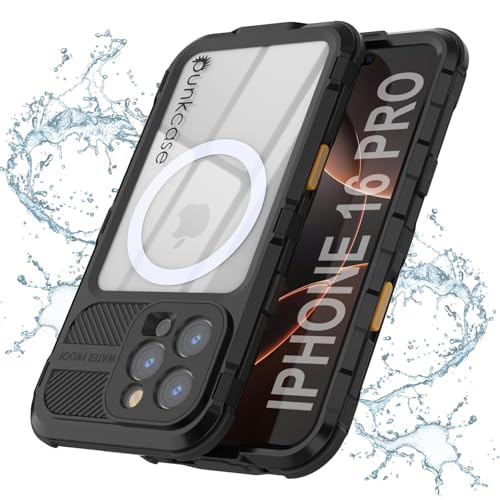 Punkcase Wasserdichte Aluminium-Schutzhülle für iPhone 16 Pro [Metal Extreme 2.0 Serie] IP68 robuste Stoßstangen-Abdeckung mit integriertem Displayschutz, ultimativer Schutz für iPhone 16 Pro (6,3 von PunkCase