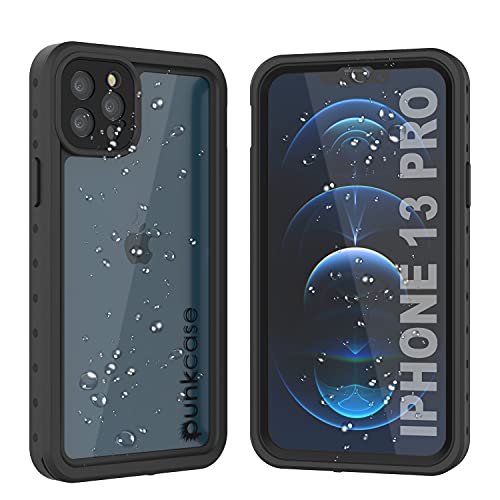 Punkcase Wasserdichte Schutzhülle für iPhone 13 Pro [StudStarSerie] [Slim Fit] [IP68 zertifiziert] [Stoßfest] [schmutzdicht] [schneefest] 360 Grad Ganzkörperschutz Abdeckung für iPhone 13 Pro (6,1 von PunkCase