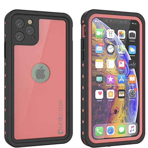 Punkcase iPhone 11 Pro Max wasserdichte Hülle [StudStar Serie] [Slim Fit] [IP68 Zertifiziert] [stoßfest] [schmutzfest] [schneefest ] 360 VollkörperArmor Cover kompatibel mit Apple iPhone 11 Pro Max von PunkCase