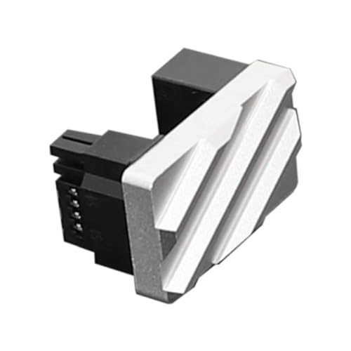 Puooifrty Grafikkarte Drehkopf 4090 Grafikkarte 16Pin Netzteil Drehkopf 180° Adapterkabel Pcie5.0 Adapter, Silber B Langlebig Einfache Installation von Puooifrty