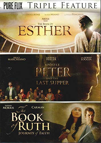 DVD - Triple Feature: Esther/Apostle Peter & Last Supper/Book Of Ruth (3 DVD) von Pure Flix Entertainment