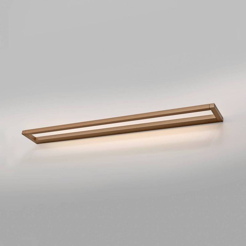 PURE LED-Wandlampe Puro bronze Breite 100cm Aluminium Dimmer von Pure