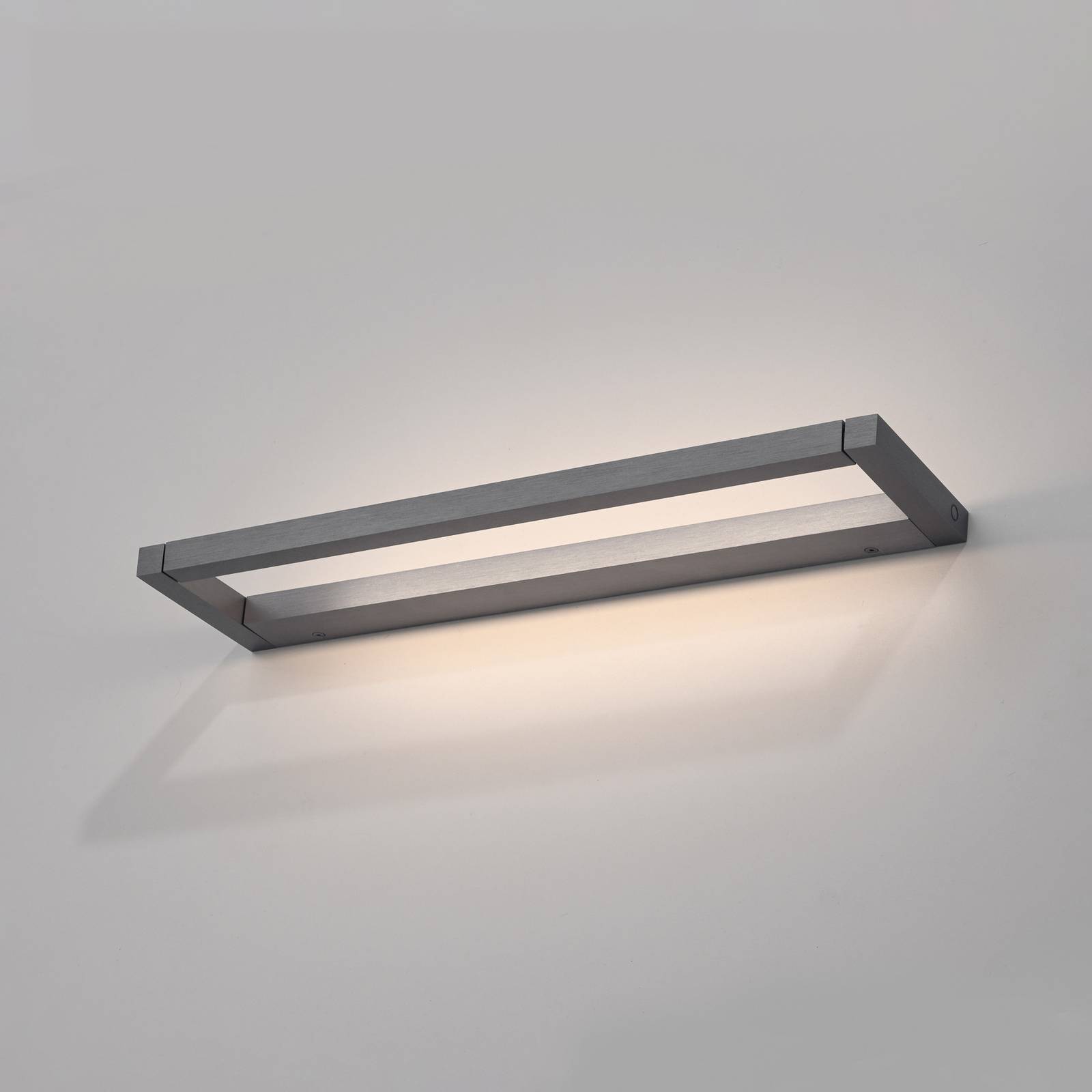 PURE LED-Wandleuchte Puro grau Breite 50 cm Aluminium Dimmer PURE LED-Wandleuchte Puro grau Breite 50 cm Aluminium Dimmer von Pure