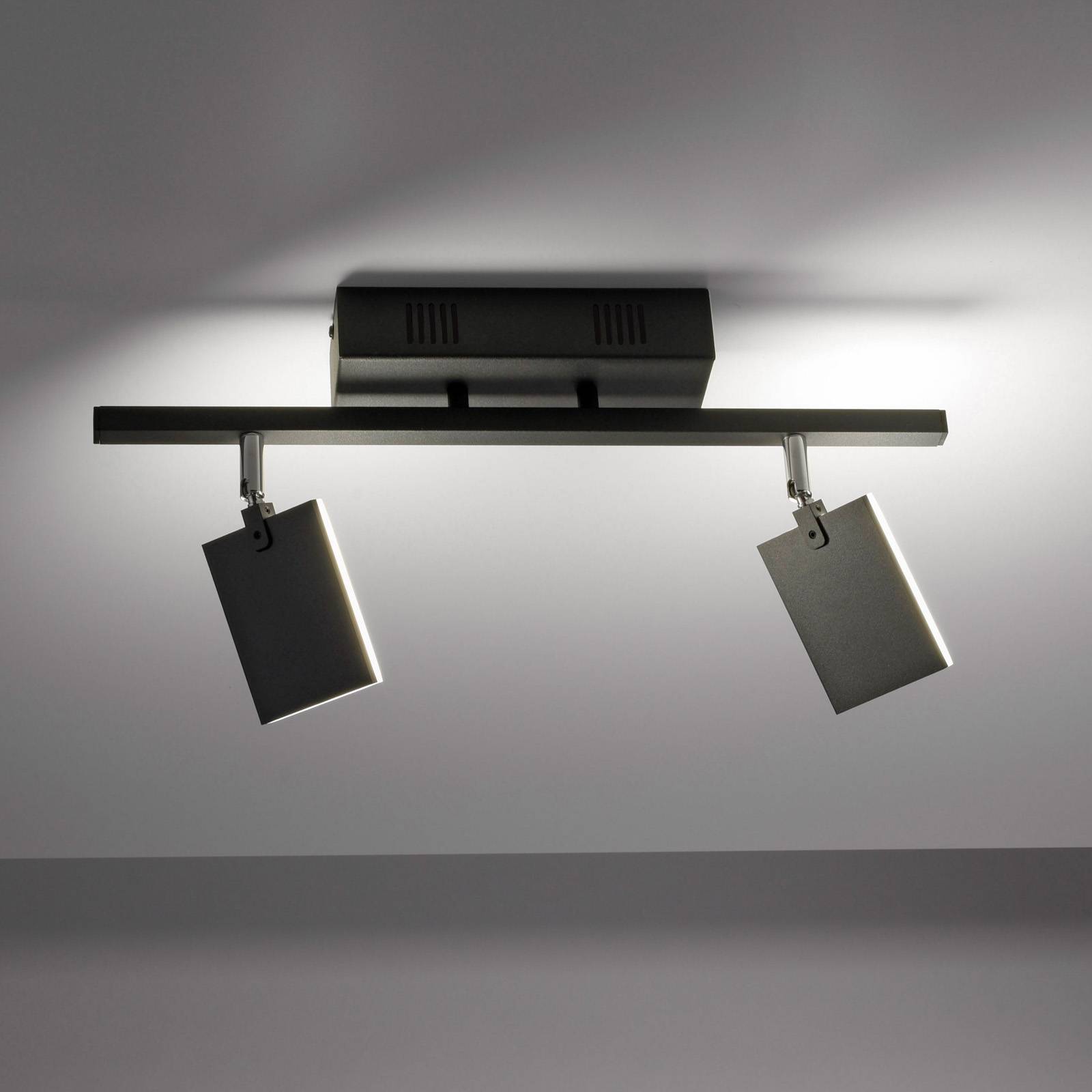 PURE Mira Deckenlampe 2-flammig Remote CCT schwarz PURE Mira Deckenlampe 2-flammig Remote CCT schwarz von Pure