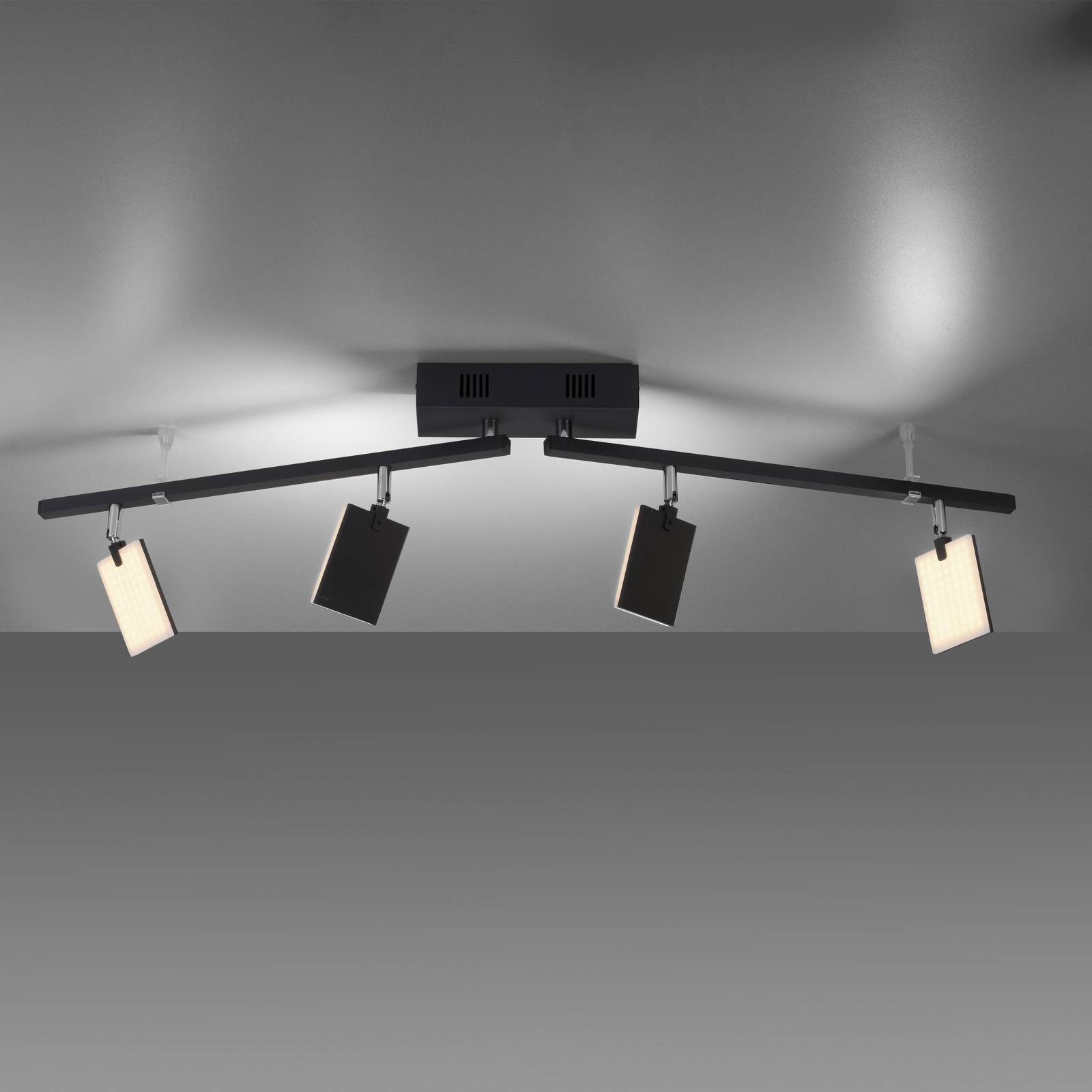 PURE Mira Deckenlampe 4-flammig Remote CCT schwarz PURE Mira Deckenlampe 4-flammig Remote CCT schwarz von Pure