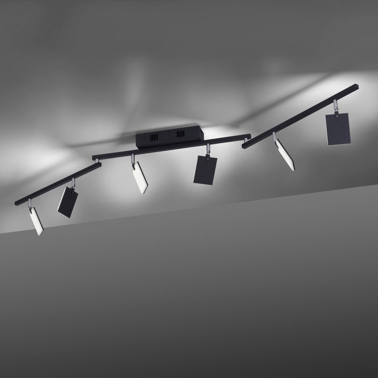 PURE Mira Deckenlampe 6-flammig Remote CCT schwarz PURE Mira Deckenlampe 6-flammig Remote CCT schwarz von Pure