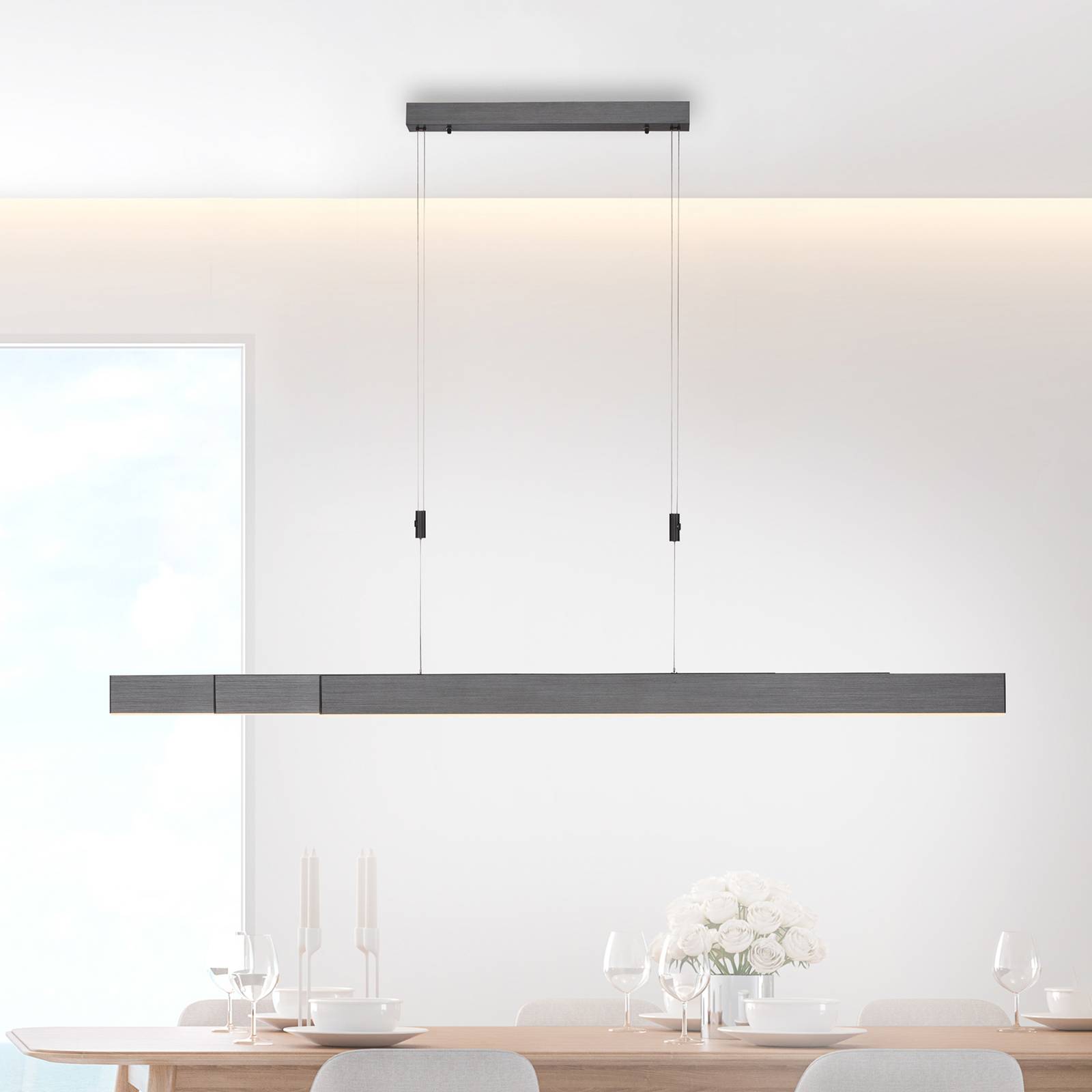 PURE Moto LED-Hängeleuchte mit Dimmer, grau PURE Moto LED-Hängeleuchte mit Dimmer, grau von Pure