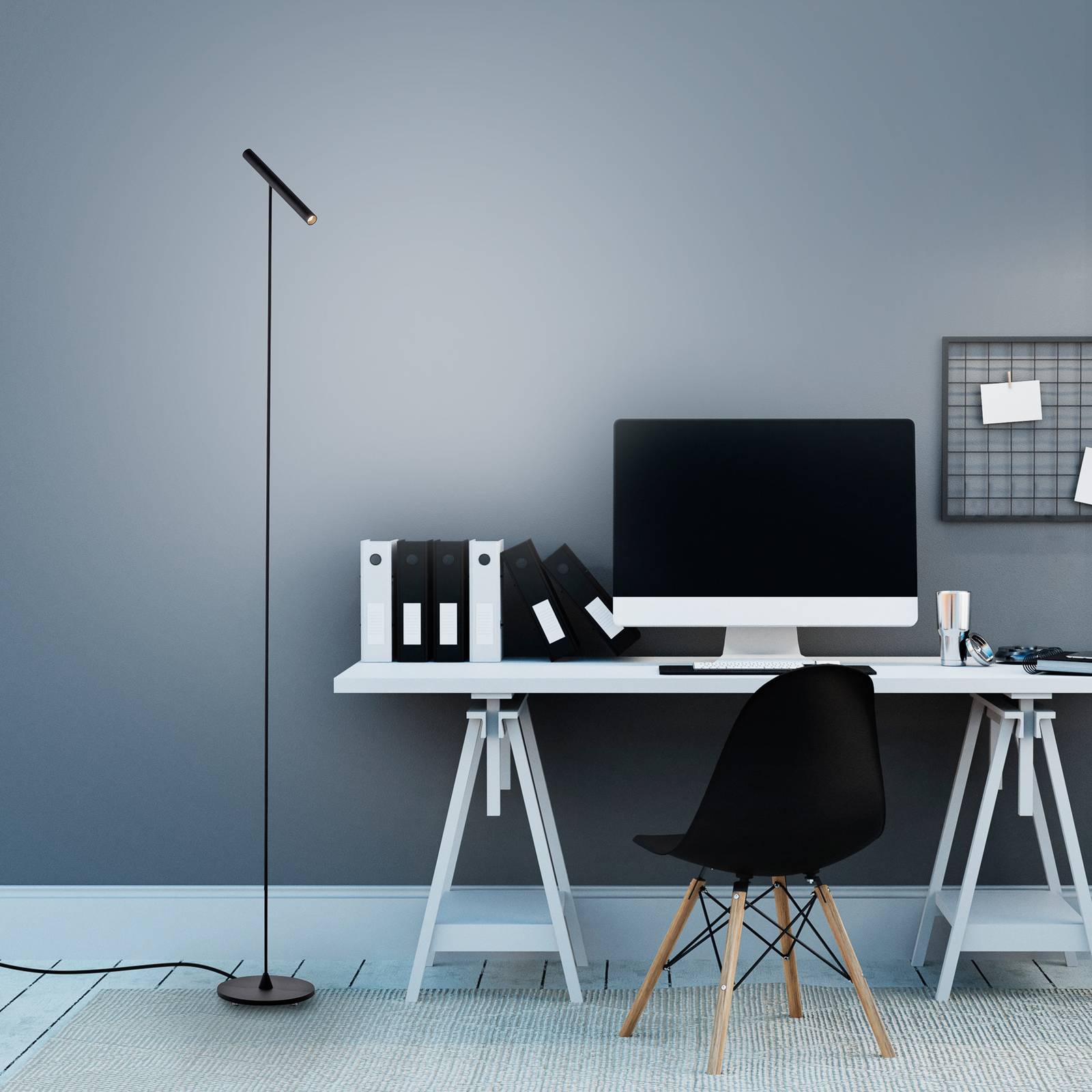 PURE Tutua LED-Stehleuchte, Sensordimmer, schwarz PURE Tutua LED-Stehleuchte, Sensordimmer, schwarz von Pure