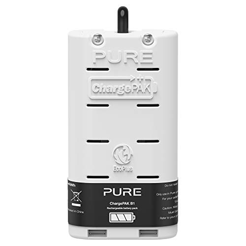 Pure ChargePAK B1 wiederaufladbarer Akku für Pure One Mini Serie und Evoke D1/D2/H2/H3 (für mobilen Musikgenuss, Lithium-Ionen Batterie, 4200 mAh, 20 Stunden Akkulaufzeit) von Pure