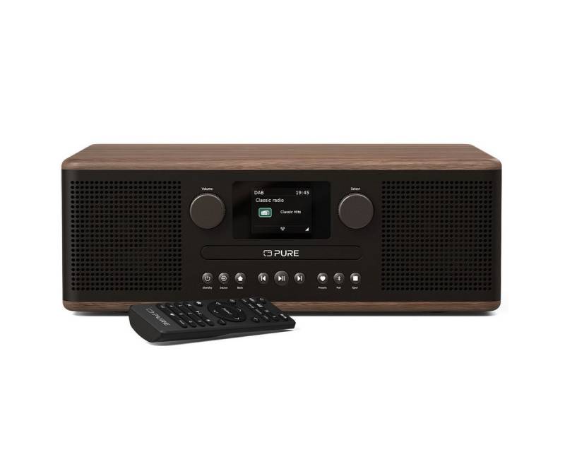 Pure Classic C-D6 Coffee Black/Walnut EU/UK Stereoanlage von Pure