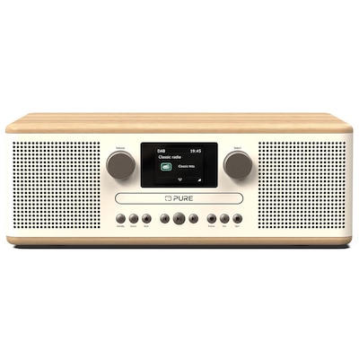 Pure Classic C-D6 Digitalradio White/Oak EU/UK von Pure