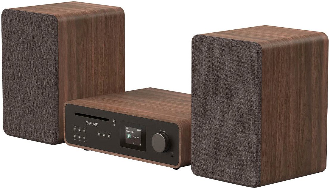 Pure Classic Stereo Lautsprechersystem Stereo (Bluetooth, 100 W) von Pure
