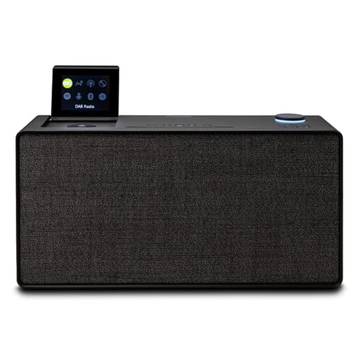 Pure Evoke Home All-In-One Musiksystem mit CD-Player, DAB+/FM Radio, Internetradio, Bluetooth, Spotify Connect, Coffee Schwarz von Pure