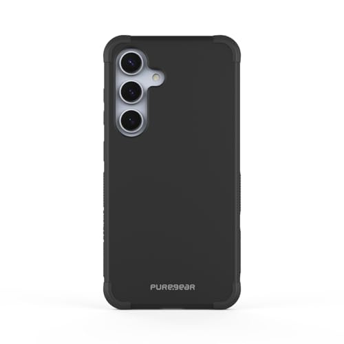 PureGear DualTek Schutzhülle für Samsung Galaxy S24 (2024), militärisch getesteter und zugelassener Schutz, robuste, langlebige, stoßfeste Schutzhülle für Galaxy S24 mit Falltest-Zertifizierung von 6 von PureGear