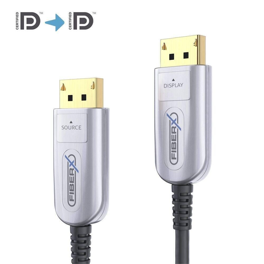 FiberX Serie - DisplayPort 2.0 8K Glasfaser Extender Kabel - 100m FiberX Serie - DisplayPort 2.0 8K Glasfaser Extender Kabel - 100m von FiberX