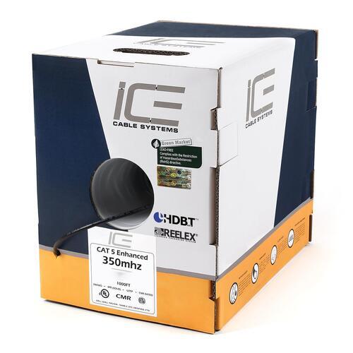 ICE Cable - Cat.5e Kabel, 350MHz, UTP, 24AWG, SBC, HDBaseT, 305m Pulloutbox, ... von ICE Cable