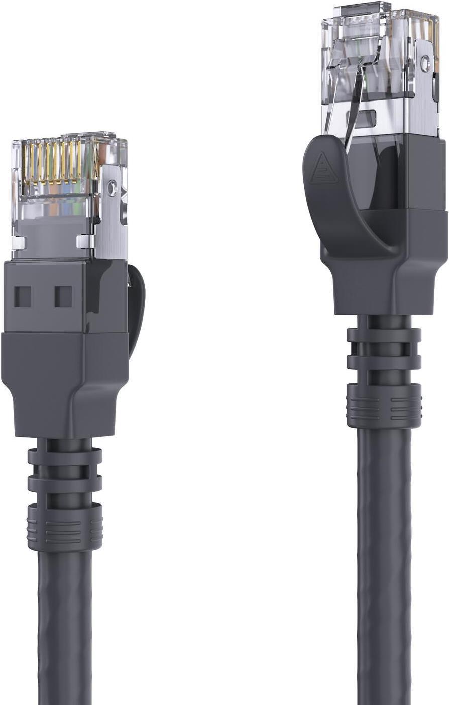 PureLink AVIT Media Series - Patch-Kabel - RJ-45 (M) zu RJ-45 (M) - 25 m - SFTP - CAT 6a - geschirmt, halogenfrei, ohne Haken, verseilt - Schwarz von PureLink