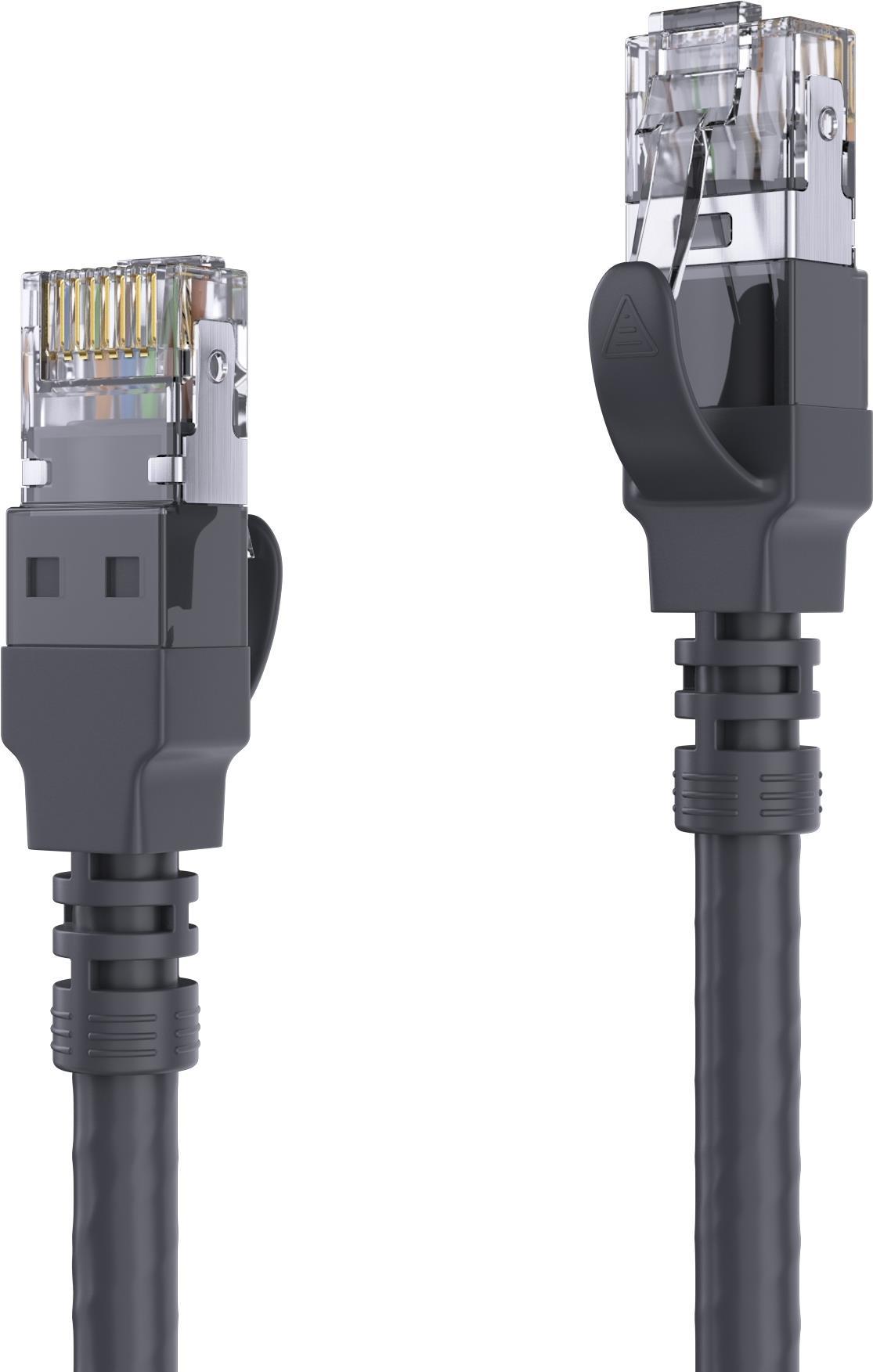 PureLink AVIT Media Series - Patch-Kabel - RJ-45 (M) zu RJ-45 (M) - 5 m - SFTP - CAT 6a - geschirmt, halogenfrei, ohne Haken, verseilt - Schwarz von PureLink