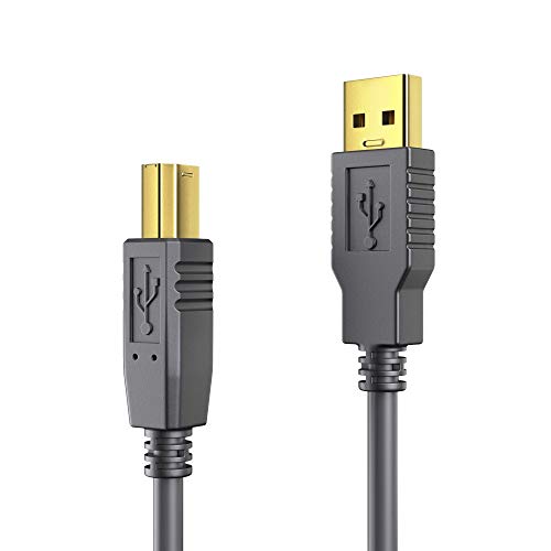 PureLink DS2000-100 USB 2.0 Aktiv Verbindungskabel (USB-A Stecker auf USB-B Stecker), Spannungerversorgung vom USB Port, kein Netzteil benötigt, vergolderte Kontakte, 10,0m, schwarz von PureLink