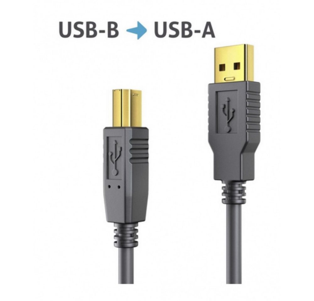 PureLink DS2000-200 - Verbindungskabel - 20 m - schwarz USB-Kabel, USB Typ B, USB Typ A von PureLink