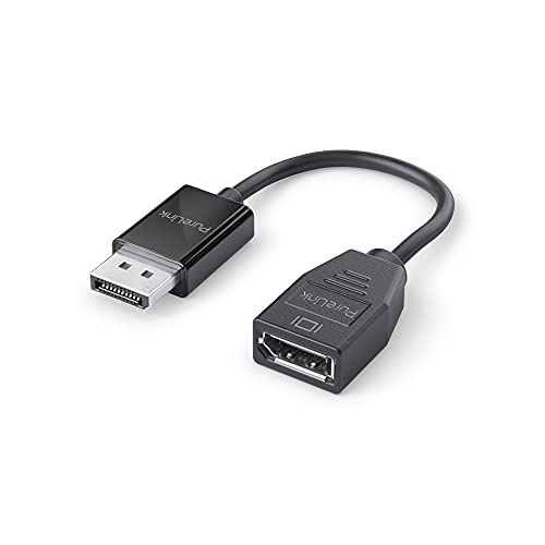 PureLink DisplayPort 1.3 Adapter, 4K Ultra HD 60Hz, 21,6GB/s Bandbreite, vergoldete Steckkontakte, 0,15m, schwarz von PureLink