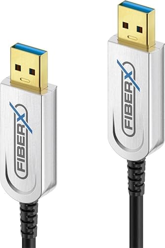 PureLink FiberX Serie - USB 3.1 Glasfaser Kabel - USB-A auf USB-A - 40m von PureLink