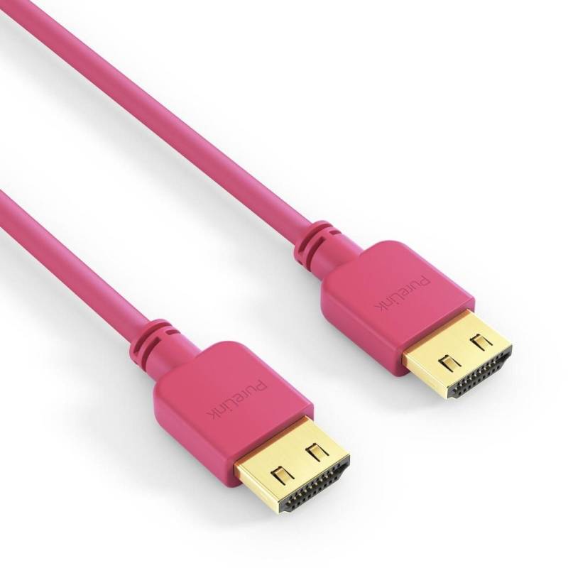 PureLink HDMI Kabel - PureInstall - Slim 1,00m - Rot von PureLink